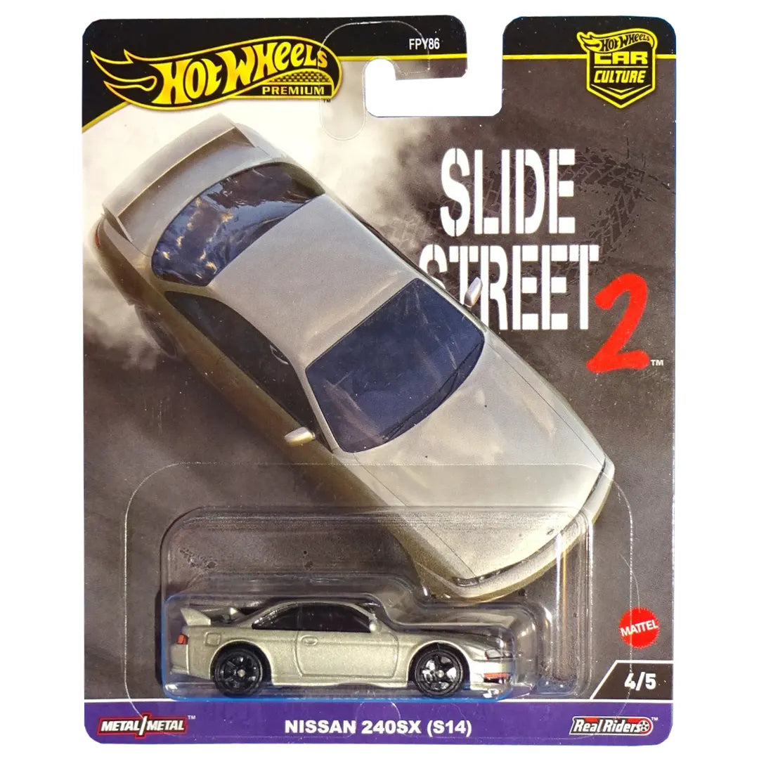 Nissan 240SX (S14) - Slide Street 2 4/5 - Hot Wheels