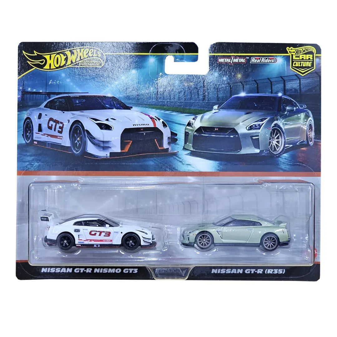 Nissan Gt-R Nismo GT3 y Nissan Gt-R (R35) - Duo-pack - Hot Wheels