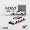 Nissan LB-ER34 Super Silhouette ATHLETE/COLLET – White - 1059 - Mini GT