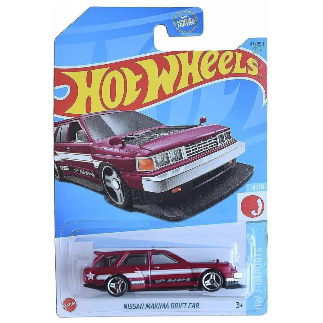 Nissan Maxima Drift Car - J-Imports 4/10 - Hot Wheels