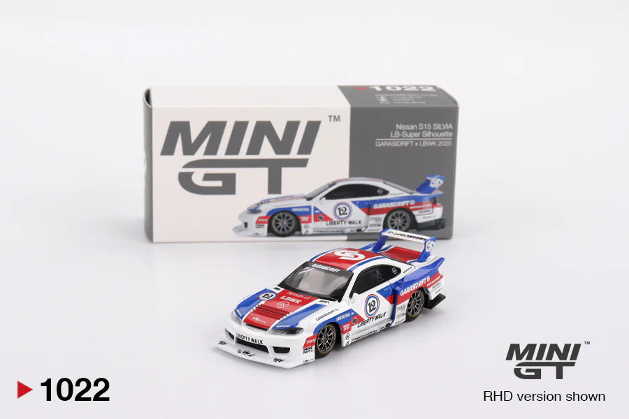 Nissan S15 Silvia Lb Super Silhouette Garasidrift x LBWK 2025 - 1022 - Mini GT