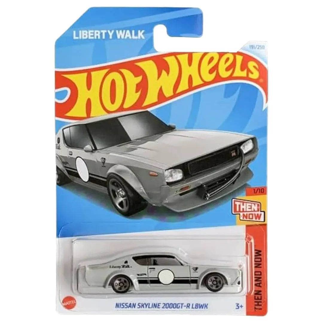 Nissan Skyline 2000GT-R LBWK - Then And Now 1/10 - Hot Wheels