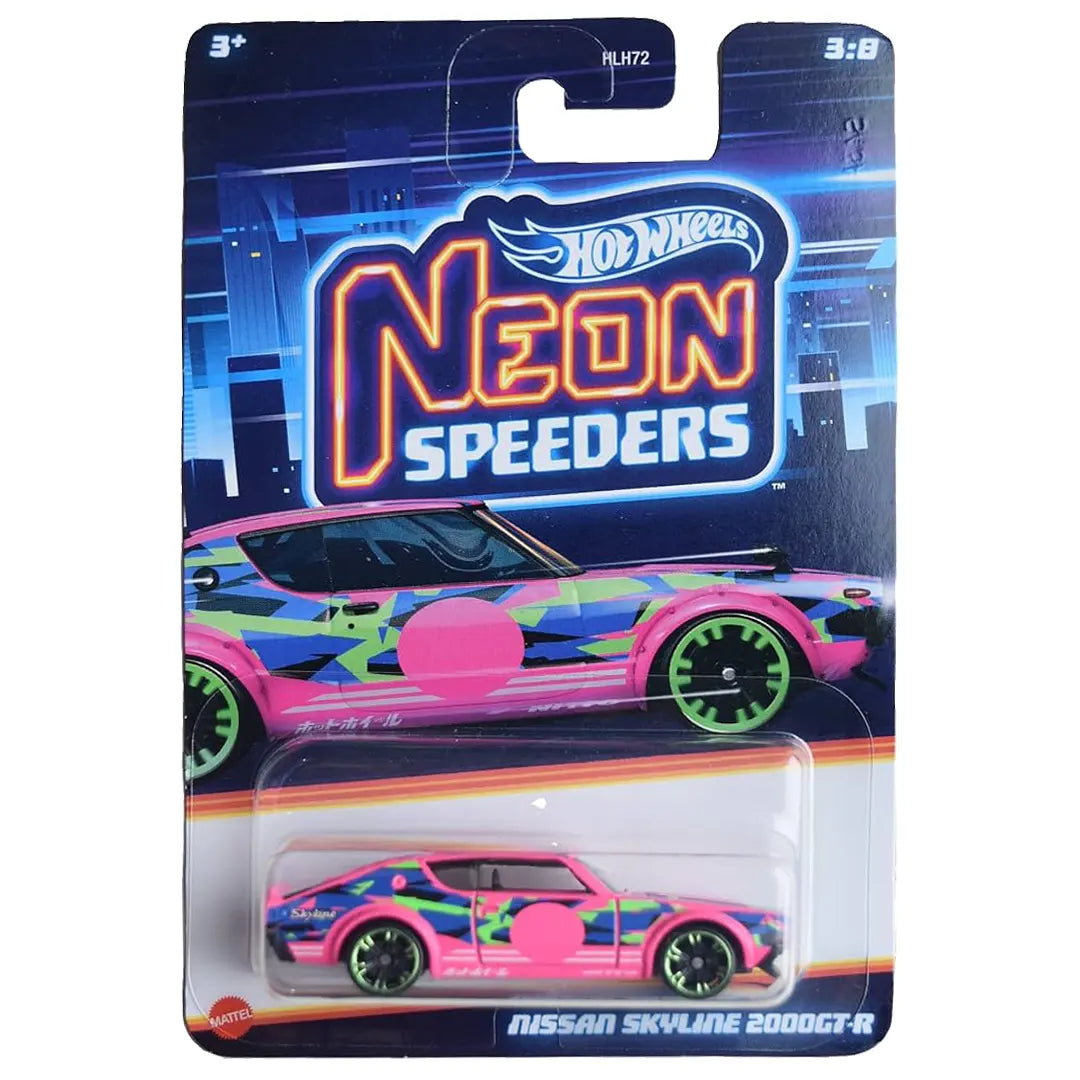 Nissan Skyline 2000GT-R - Neon Speeders 3/8 - Hot Wheels