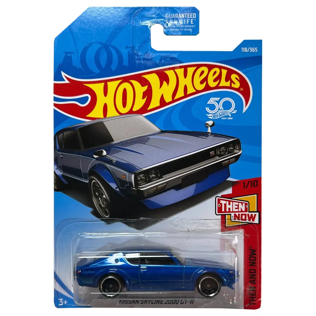 Nissan Skyline 2000 GT-R - Then and Now 1/10 - Hot Wheels