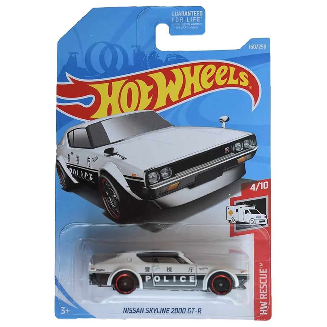 Nissan Skyline 2000 Gt-R - Rescue 4/10 - Hot Wheels