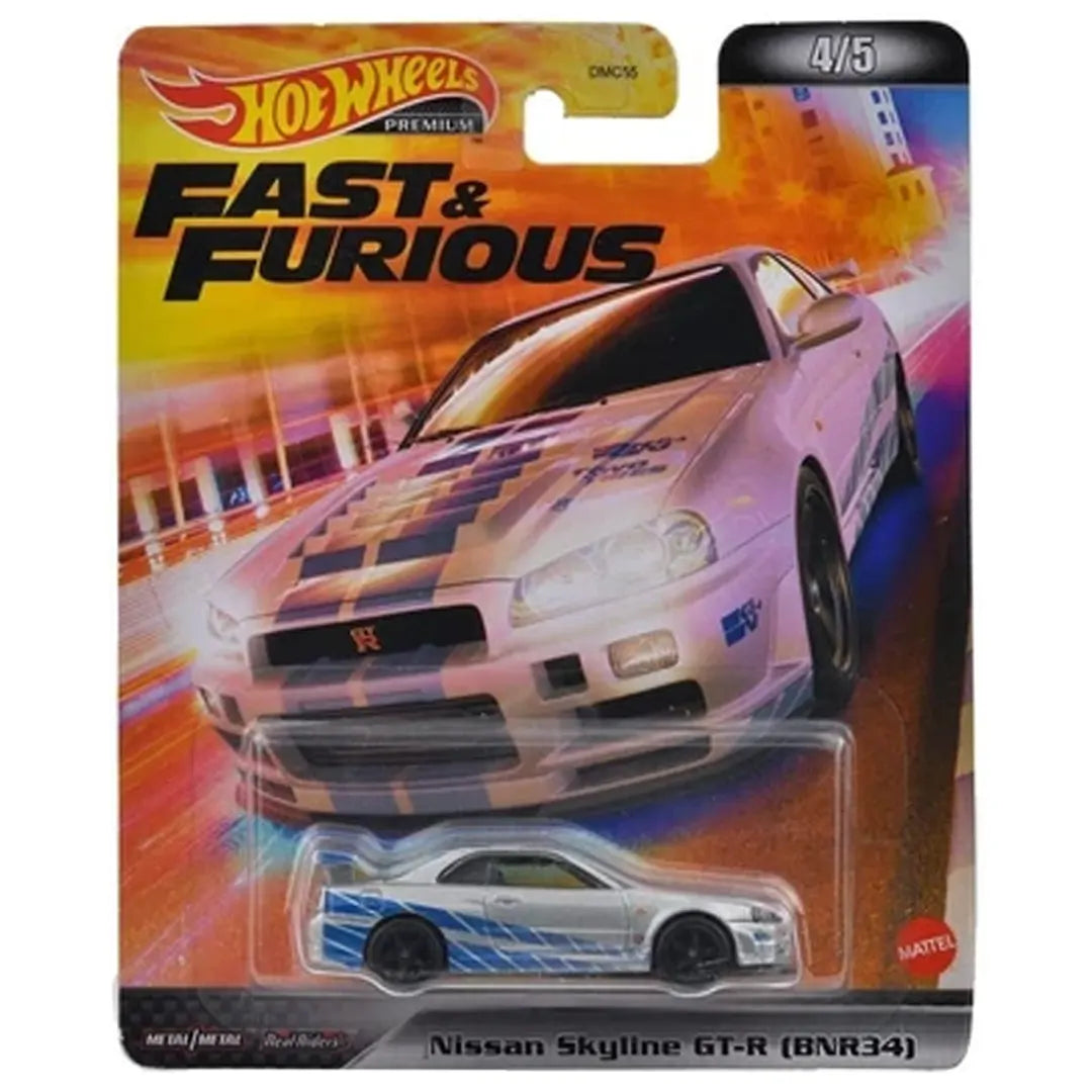 Nissan Skyline GT-R (BNR34) - Fast y Furious 4/5 - Hot Wheels