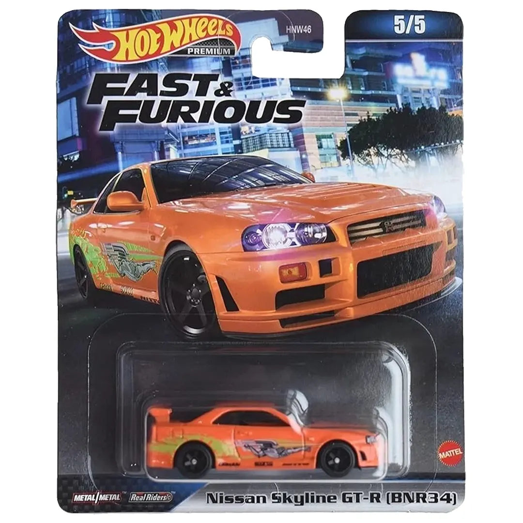 Nissan Skyline GT-R (BNR34) - Fast y Furious 5/5 - Hot Wheels