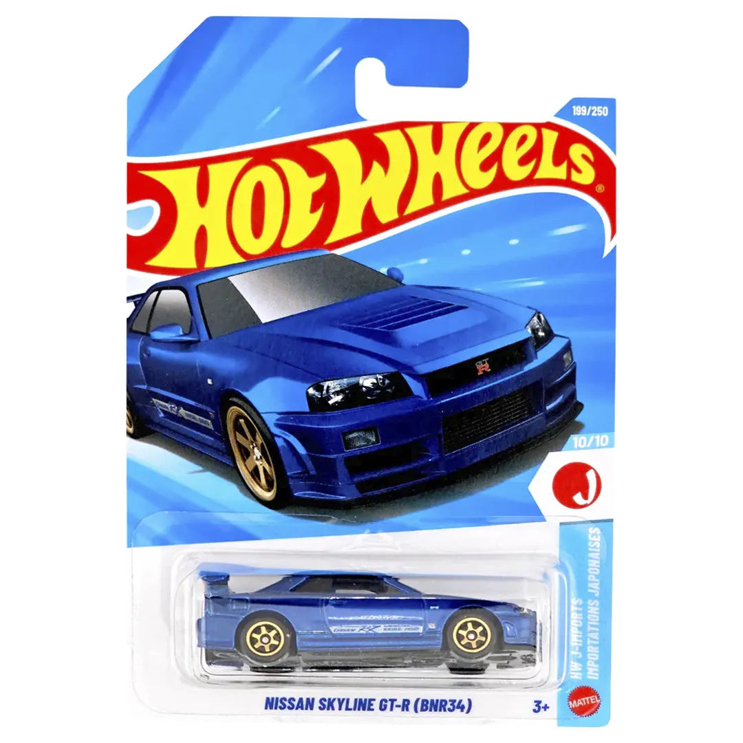 Nissan Skyline GT-R (BNR34) - J-Imports 10/10 - Hot Wheels
