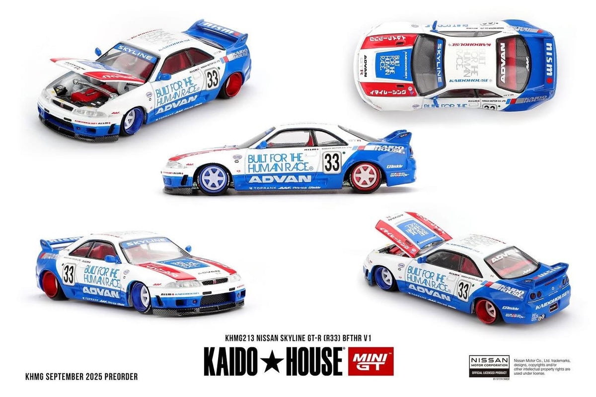 Nissan Skyline GT - R (R33) BFTHR V1 - 213 - Mini GT