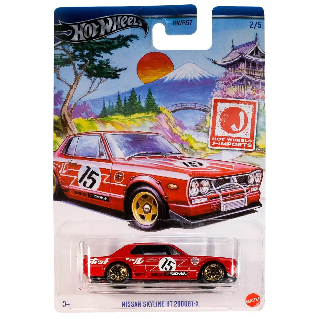 Nissan Skyline Ht 2000GT-X - J-Imports 2/5 - Hot Wheels