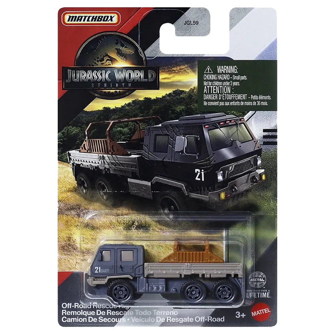 Off-Road Rescue Rig - Jurassic World Rebirth - 2025 - Matchbox