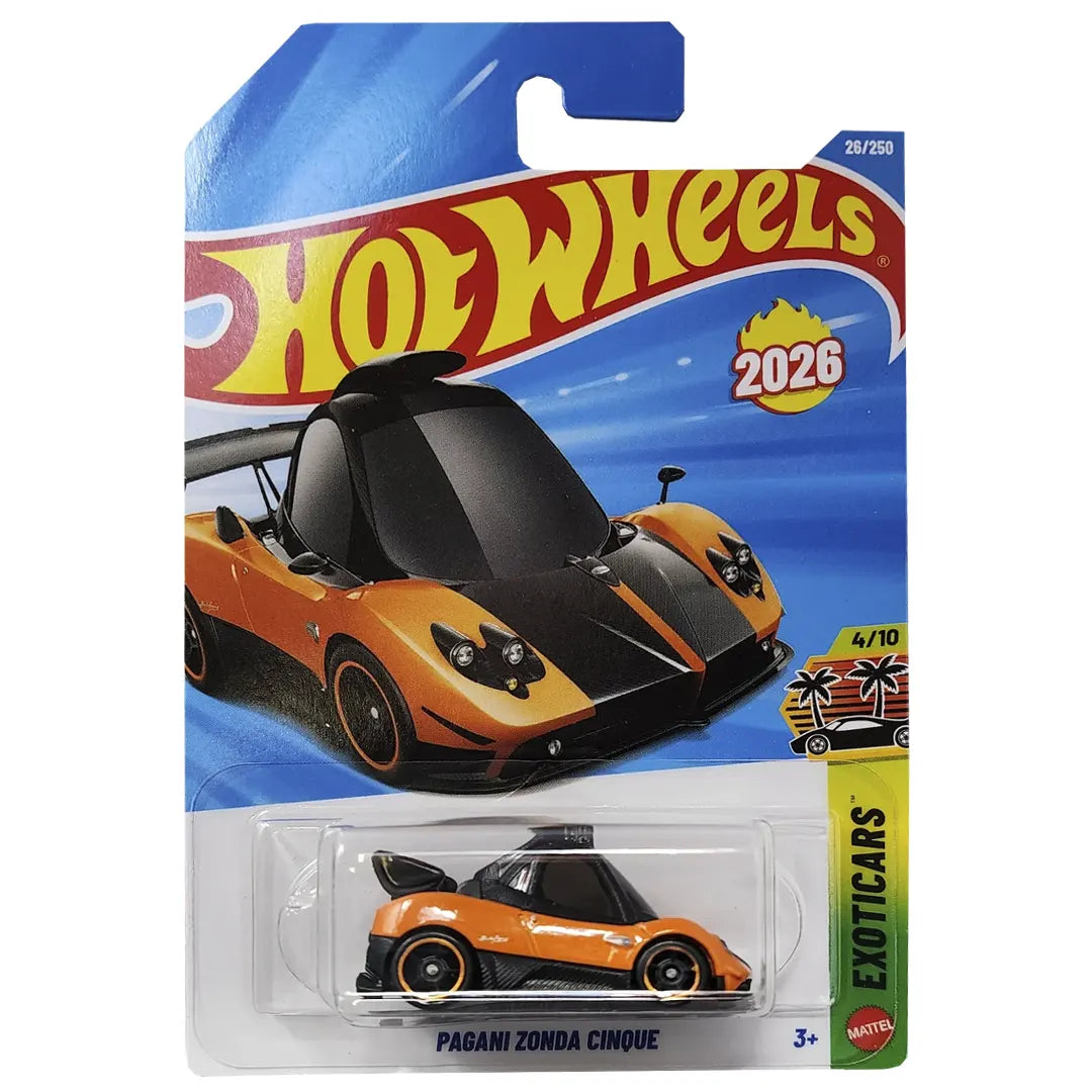 Pagani Zonda Cinque - Exoticars 4/10 - Hot Wheels