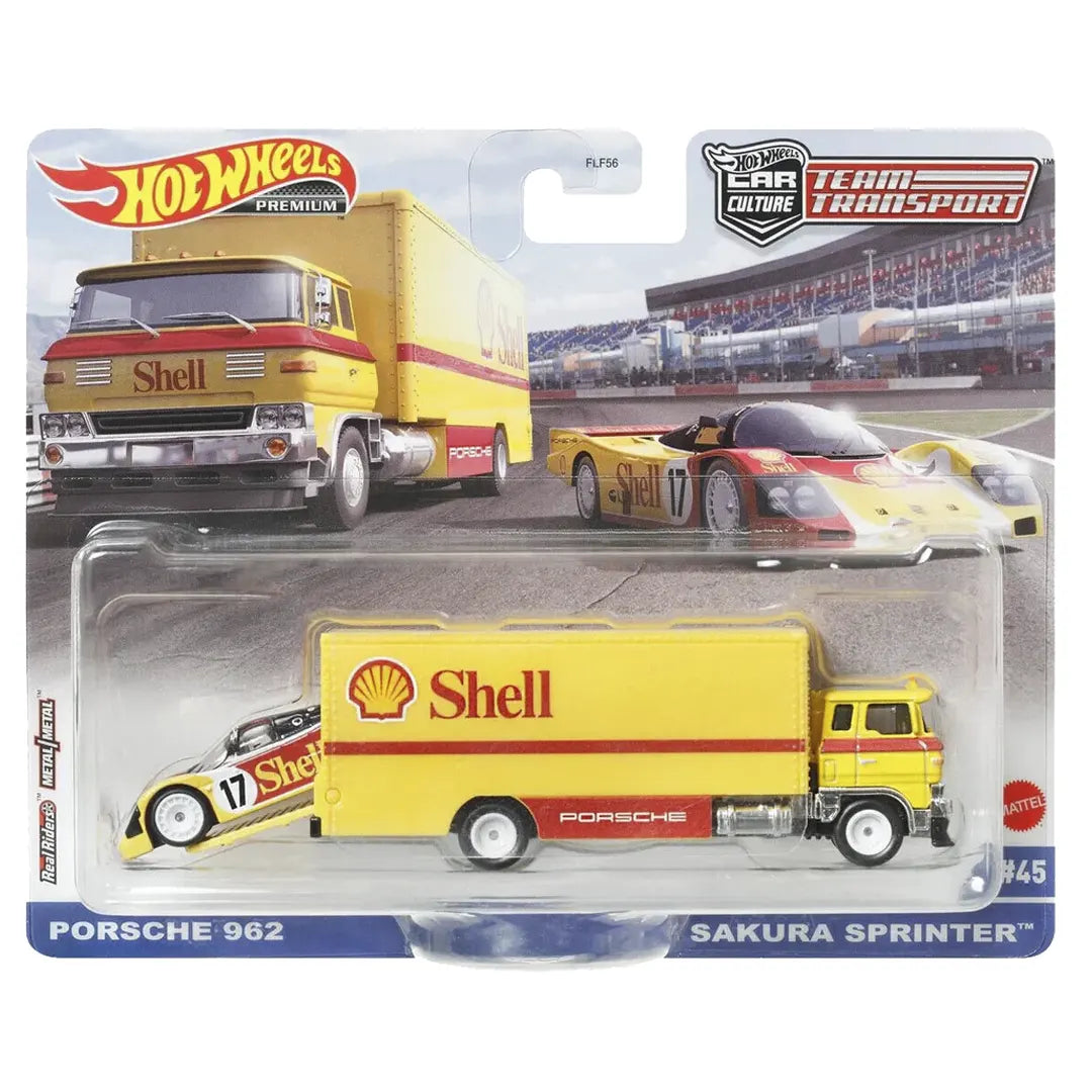 Porsche 962 y Sakura Sprinter - Team Transport 2/3 - Hot Wheels