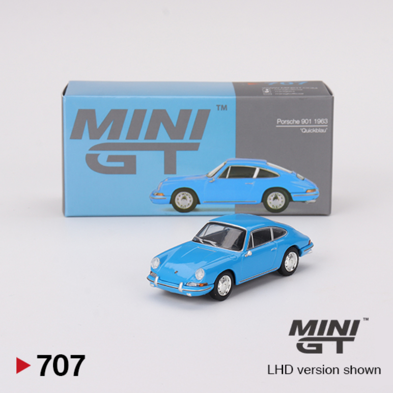 Porsche 901 1963 - Quickblau  - 707 - Mini GT
