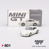 Porsche 911 Carrera Rs 2.7 Grand Prix White with Green Livery  - 801 - Mini GT