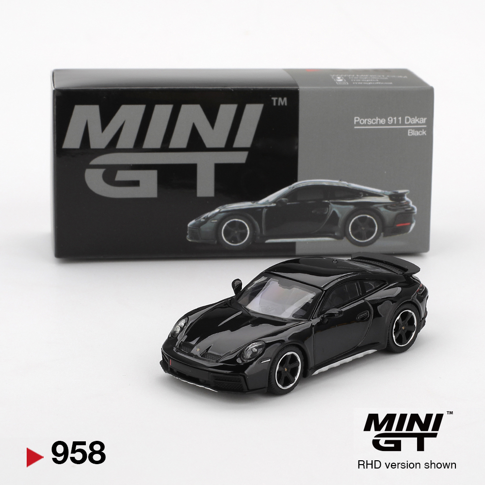 Porsche 911 Dakar Black - 958 - Mini GT
