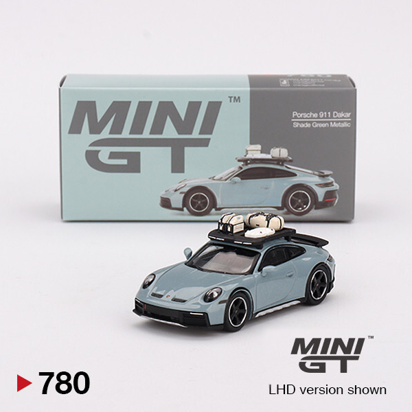 Porsche 911 Dakar Shade Green Metalic - 780 - Mini GT