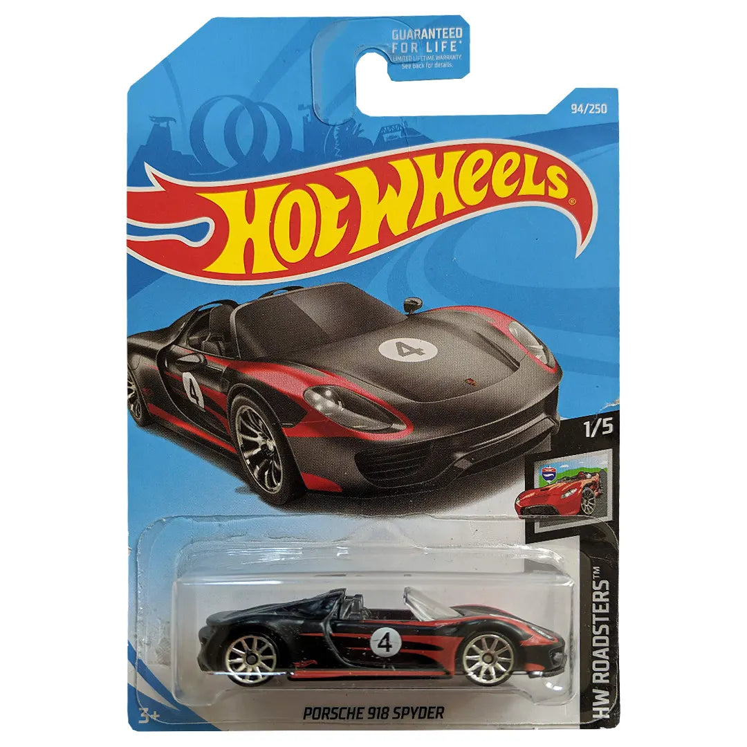 Porsche 918 Spyder - Roadsters 1/5 - Hot Wheels
