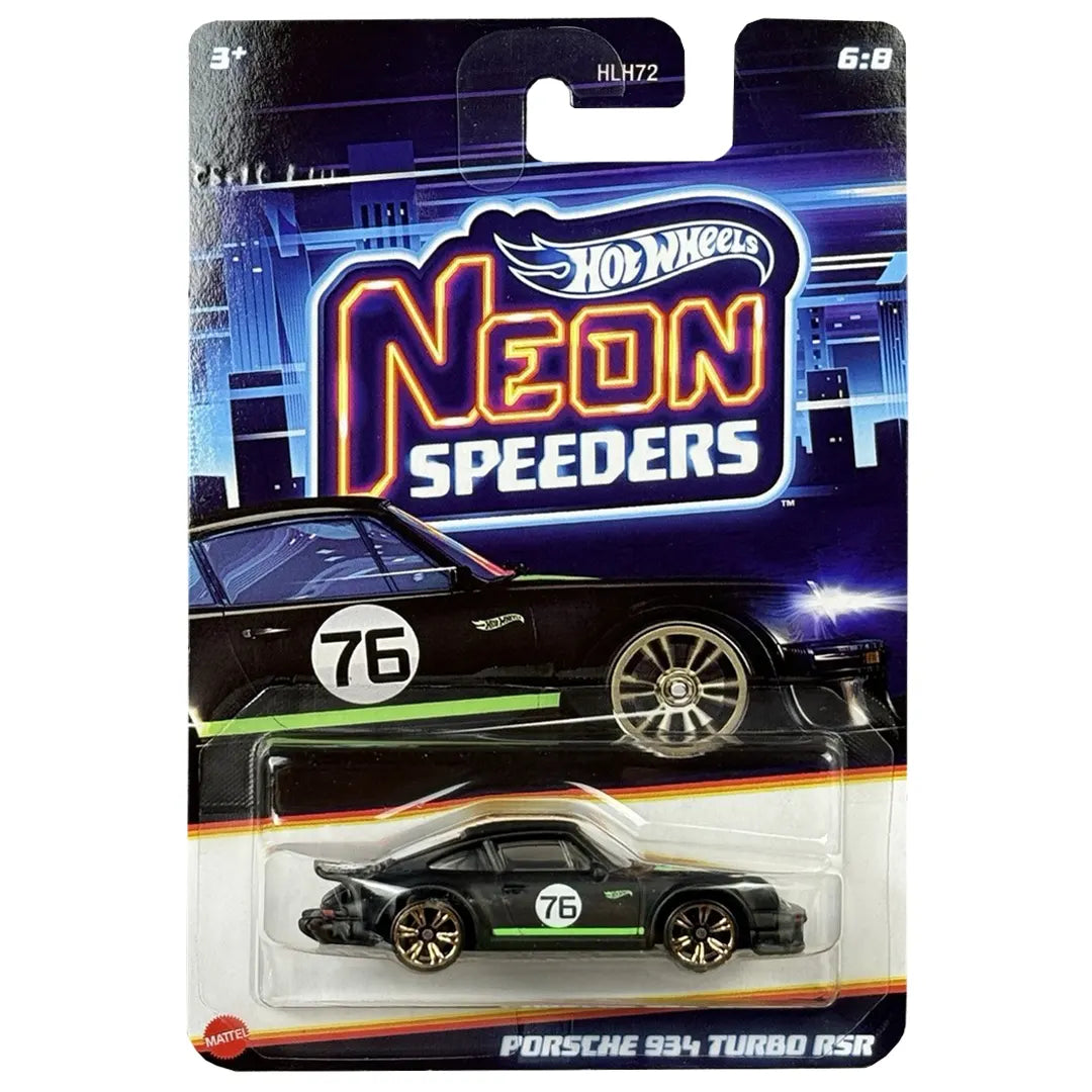 Porsche 934 Turbo Rsr - Neon Speeders 6/8 - Hot Wheels