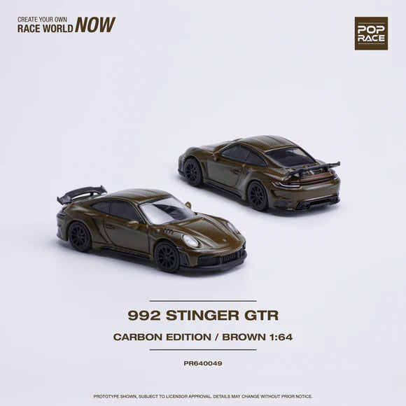 Porsche 992 Stinger GTR Carbon Edition Brown - 49 - Pop Race