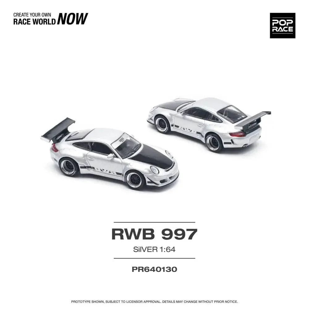 Porsche RWB 997 Silver - 130 - Pop Race