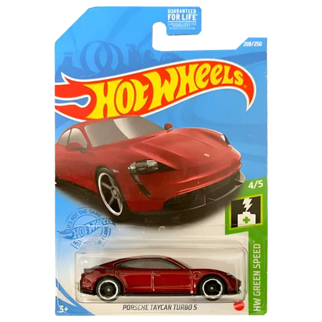 Porsche Taycan Turbo S - Green Speed 4/5 - Hot Wheels