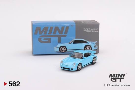 Ruf CTR Anniversary - Bayrisch Himmelblau - 562 - Mini GT