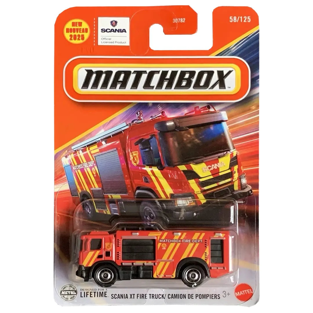 Scania Xt Fire Truck - 58/125 - 2025 - Matchbox