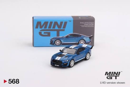Shelby GT500 Dragon Snake Concept - Ford Performance Blue - 568 - Mini GT