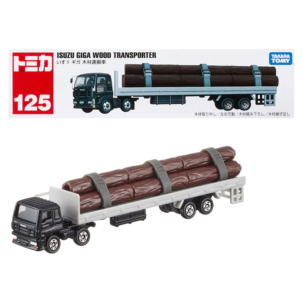 ISUZU GIGA LOGGING TRUCK - Tomica Básico- Takara Tomy