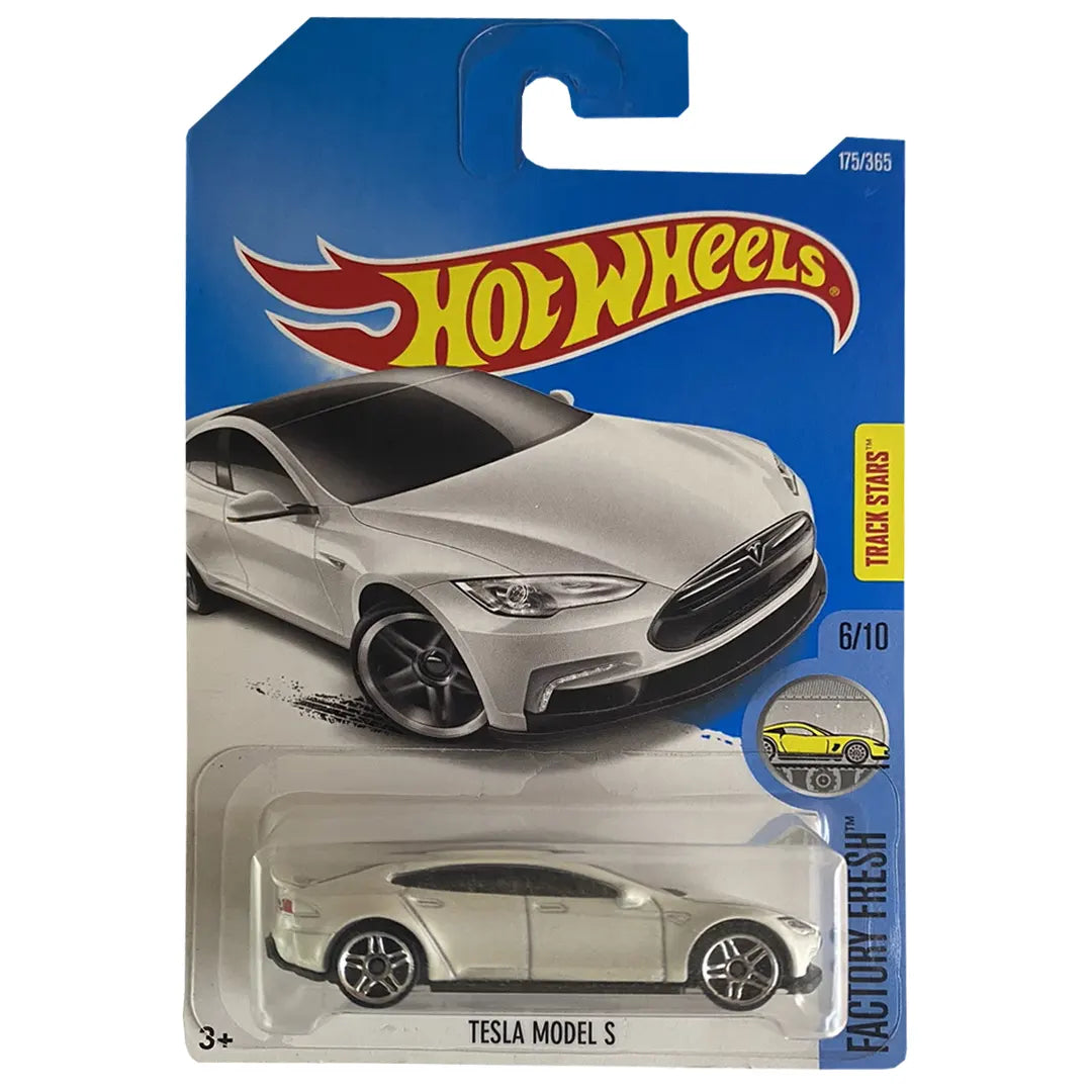Tesla Model S - Factory Fresh 6/10 - Hot Wheels