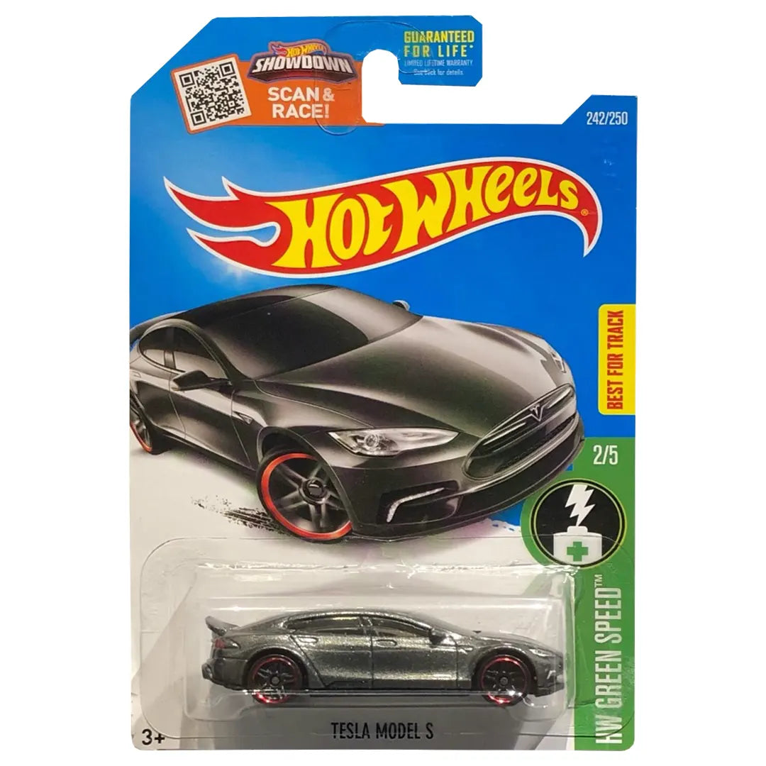 Tesla Model S - Green Speed 2/5 - Hot Wheels