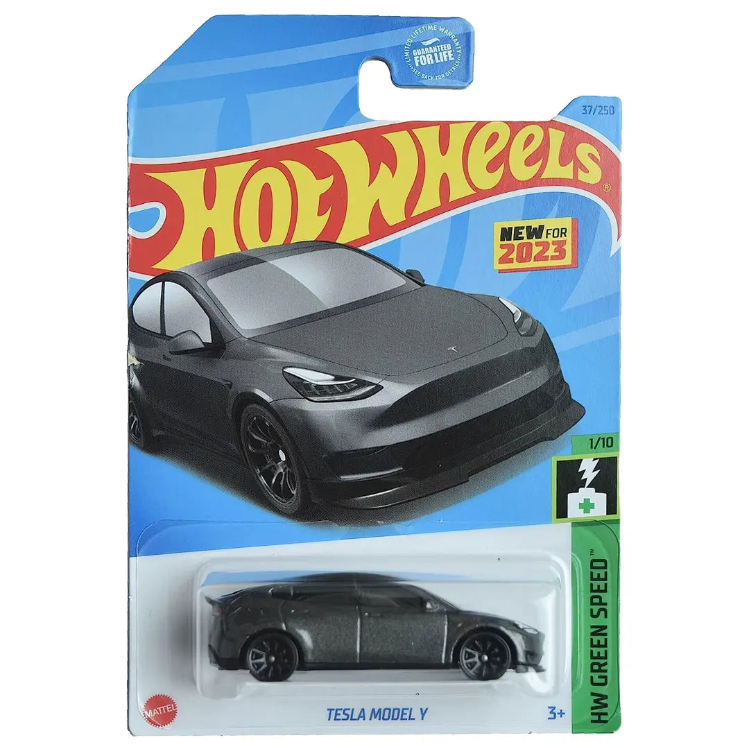Tesla Model Y - Green Speed 1/10 - Hot Wheels