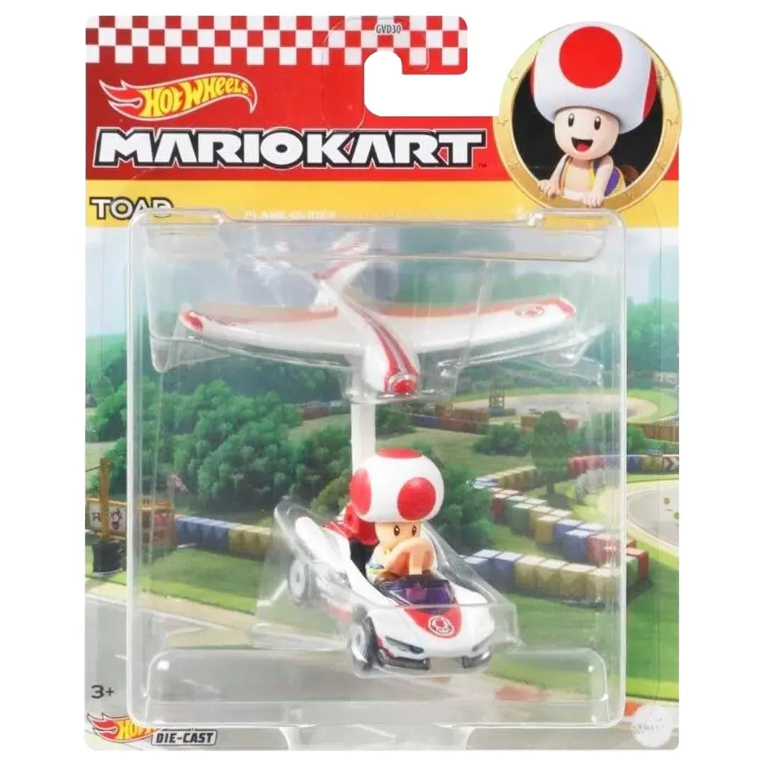 Toad P-Wing + Plane Glider - Mario Kart 5/6 - Hot Wheels