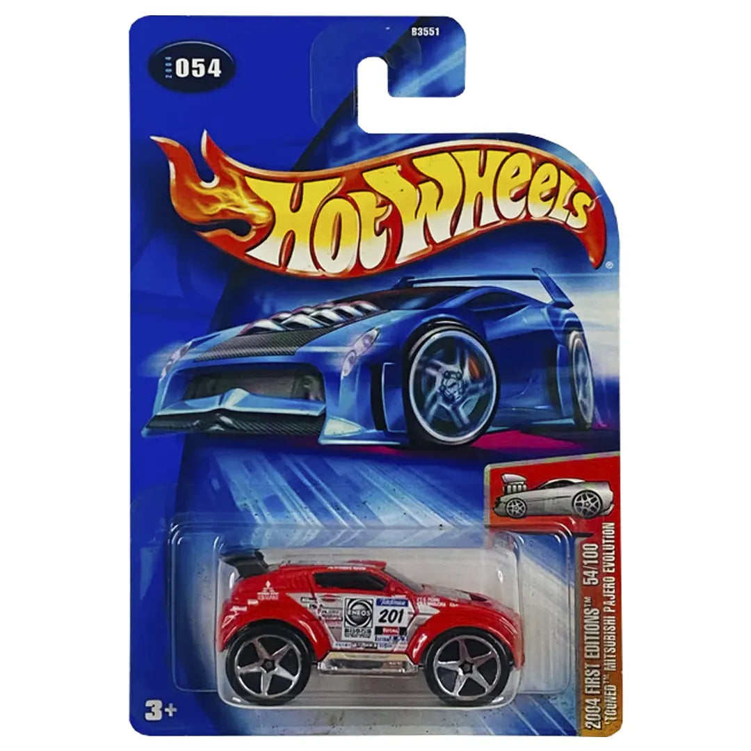 Tooned Mitsubishi Pajero Evolution - 2004 First Editions 54/100 - Hot Wheels