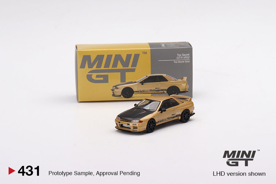 Top Secret Nissan Skyline Gt-R VR32 - Top Secret Gold - 431 - Mini GT (Sin Blister)