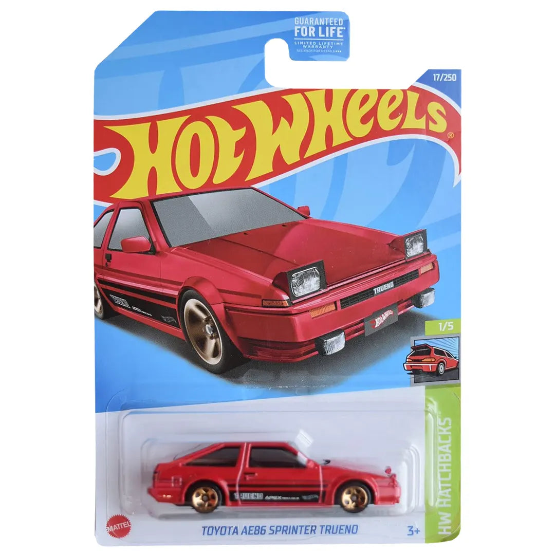 Toyota AE86 Sprinter Trueno - Hatchbacks 1/5 - Hot Wheels