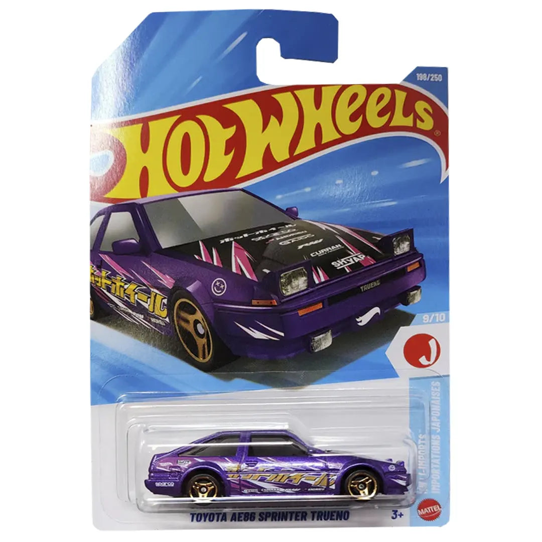 Toyota AE86 Sprinter Trueno - J-Imports 9/10 - Hot Wheels