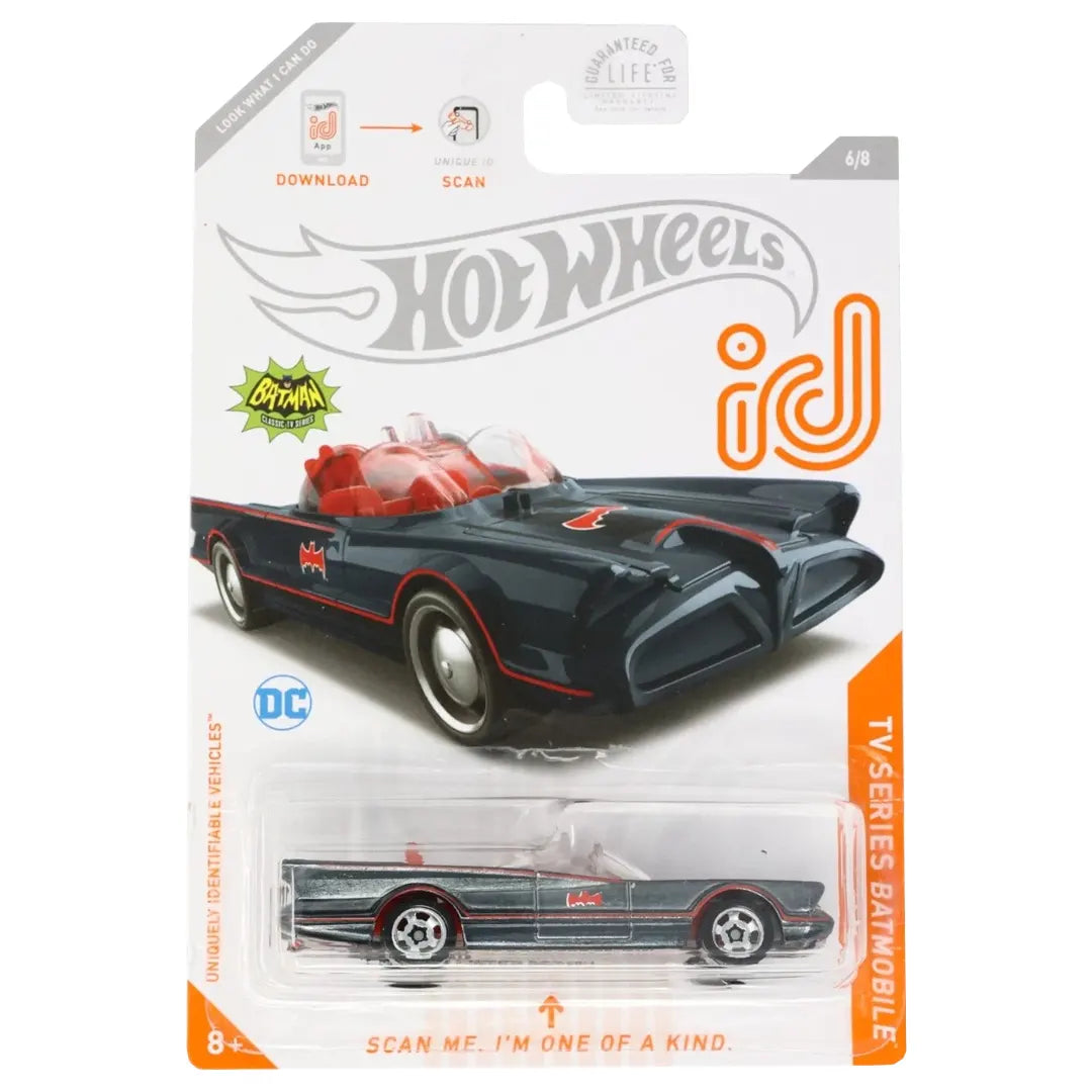 Tv Series Batmobile - Hotwheels Id 6/8 - Hot Wheels