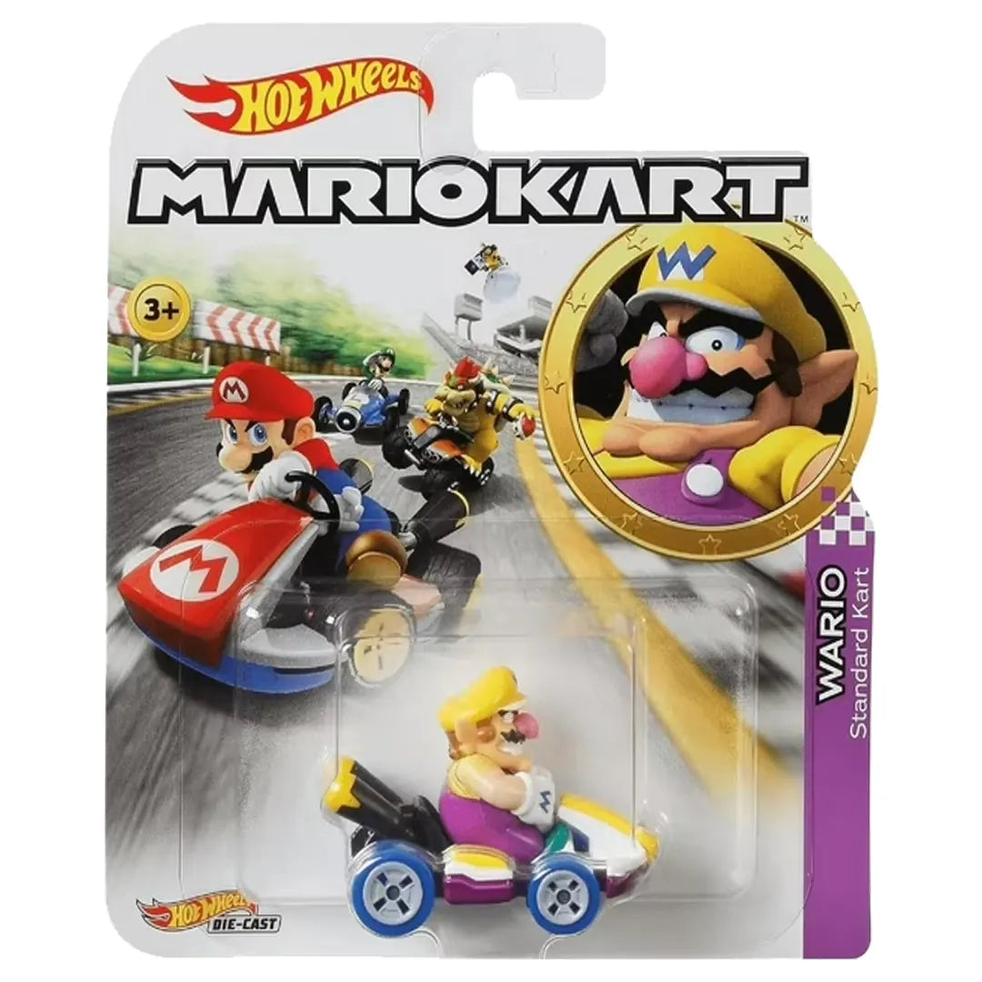 Wario - Standard Kart - Mario Kart 8/8 - Hot Wheels