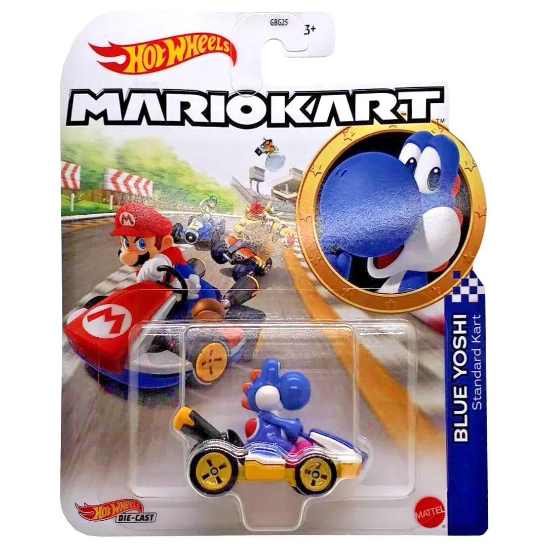 Yoshi - Standard Kart - Mario Kart 5/7 - Hot Wheels