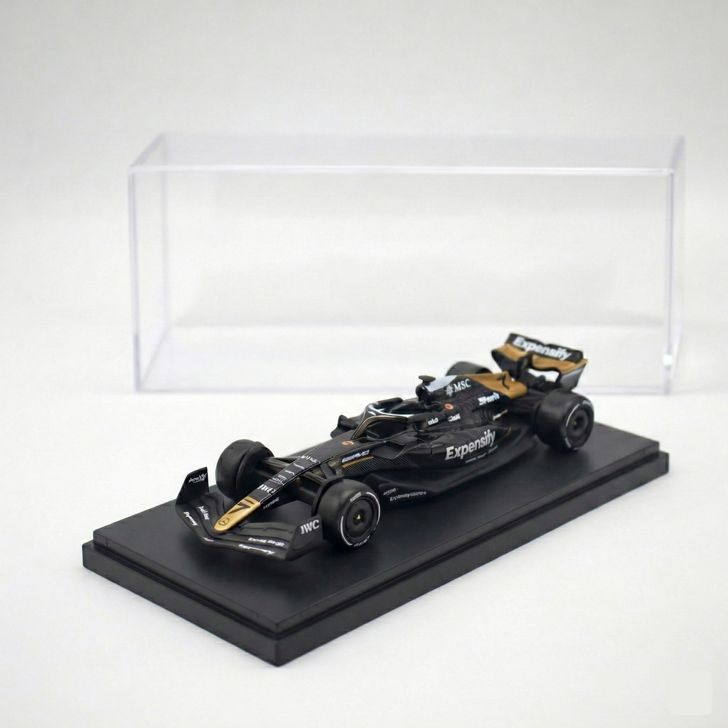 Caja Acrílica para Autos Escala 1:43 - 15 x 7.75 x 7 cm