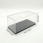 Caja Acrílica para Autos Escala 1:64 - 10.5 x 4.75 x 4.5 cm