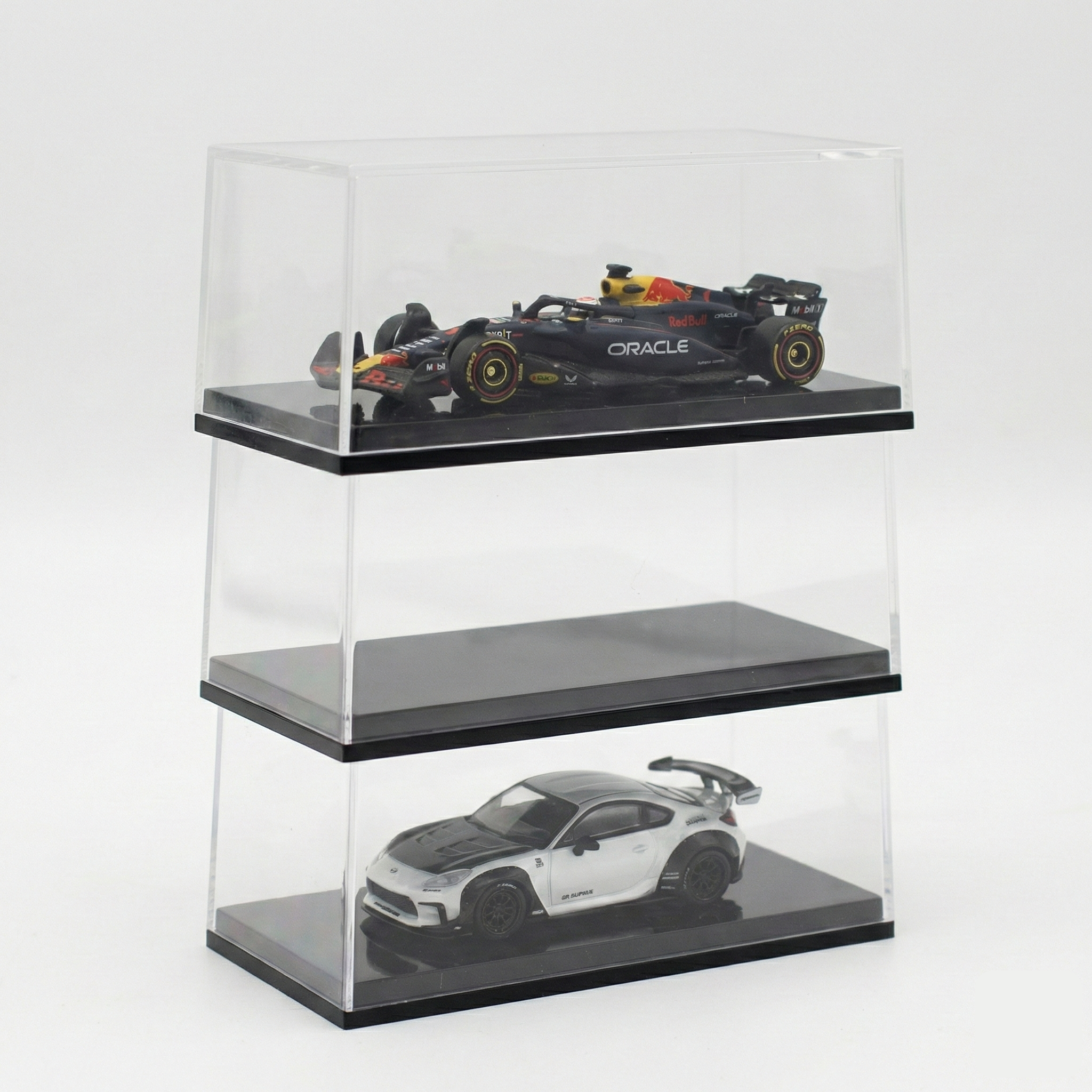 Caja Acrílica para Autos Escala 1:64 - 10.5 x 4.75 x 4.5 cm