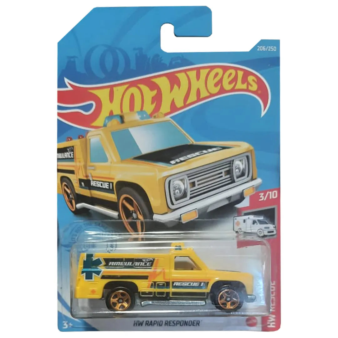 Hw Rapid Responder - Rescue 3/10 - Hot Wheels