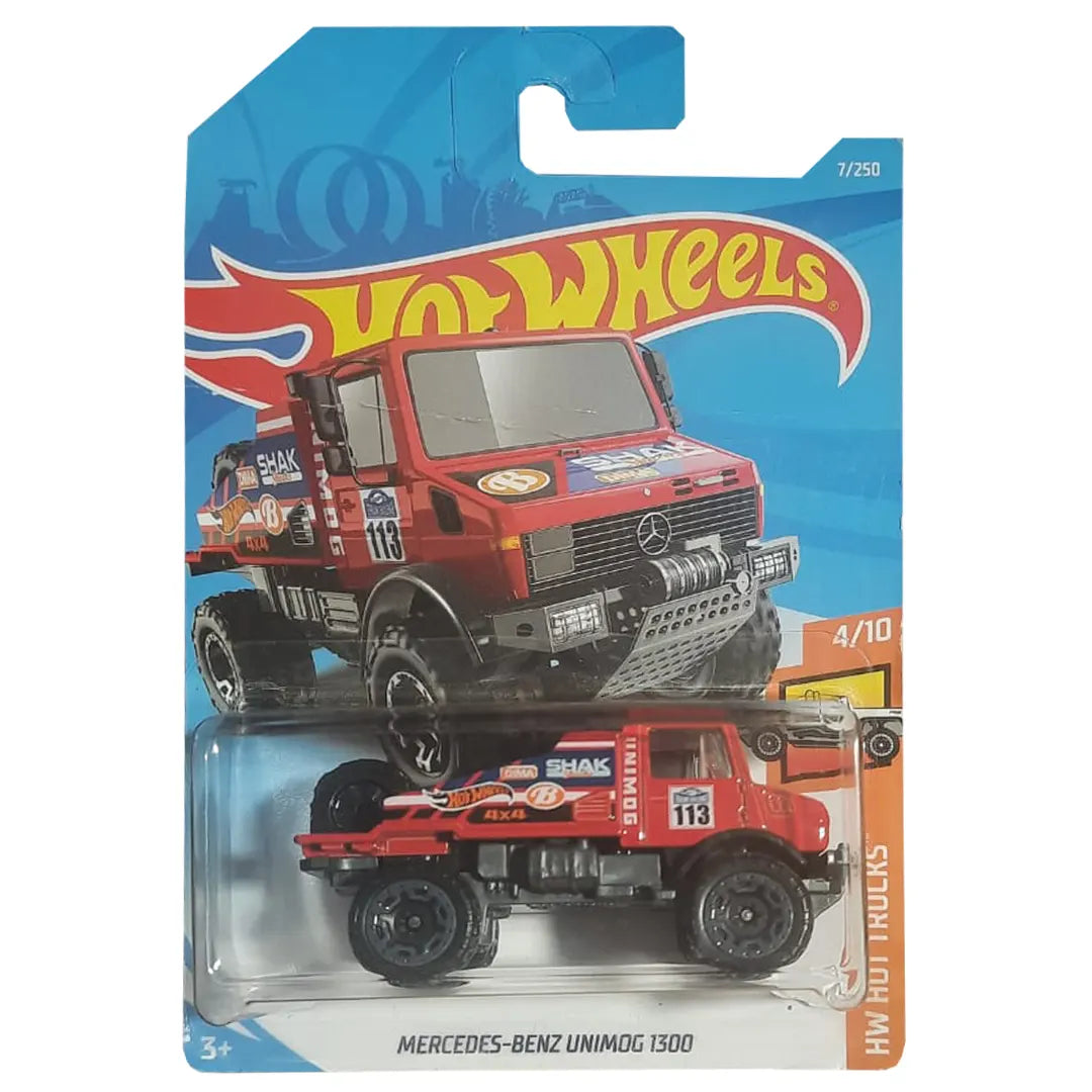 Mercedes Benz Unimog 1300 - Hot Trucks 4/10 - Hot Wheels