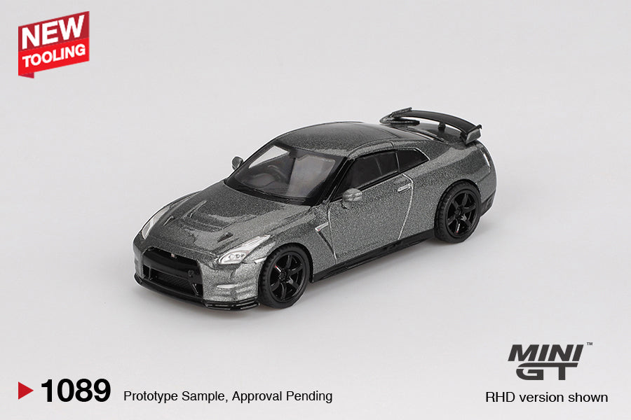 Nissan Gt-R Nismo R35 CSR Version - Dark Metal Gray - 1089 - Mini GT