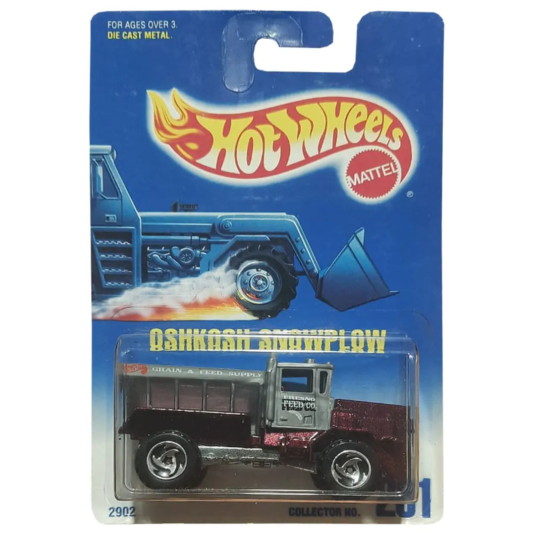 Oshkosh Snowplow - 1991 First Editions 201 - Hot Wheels