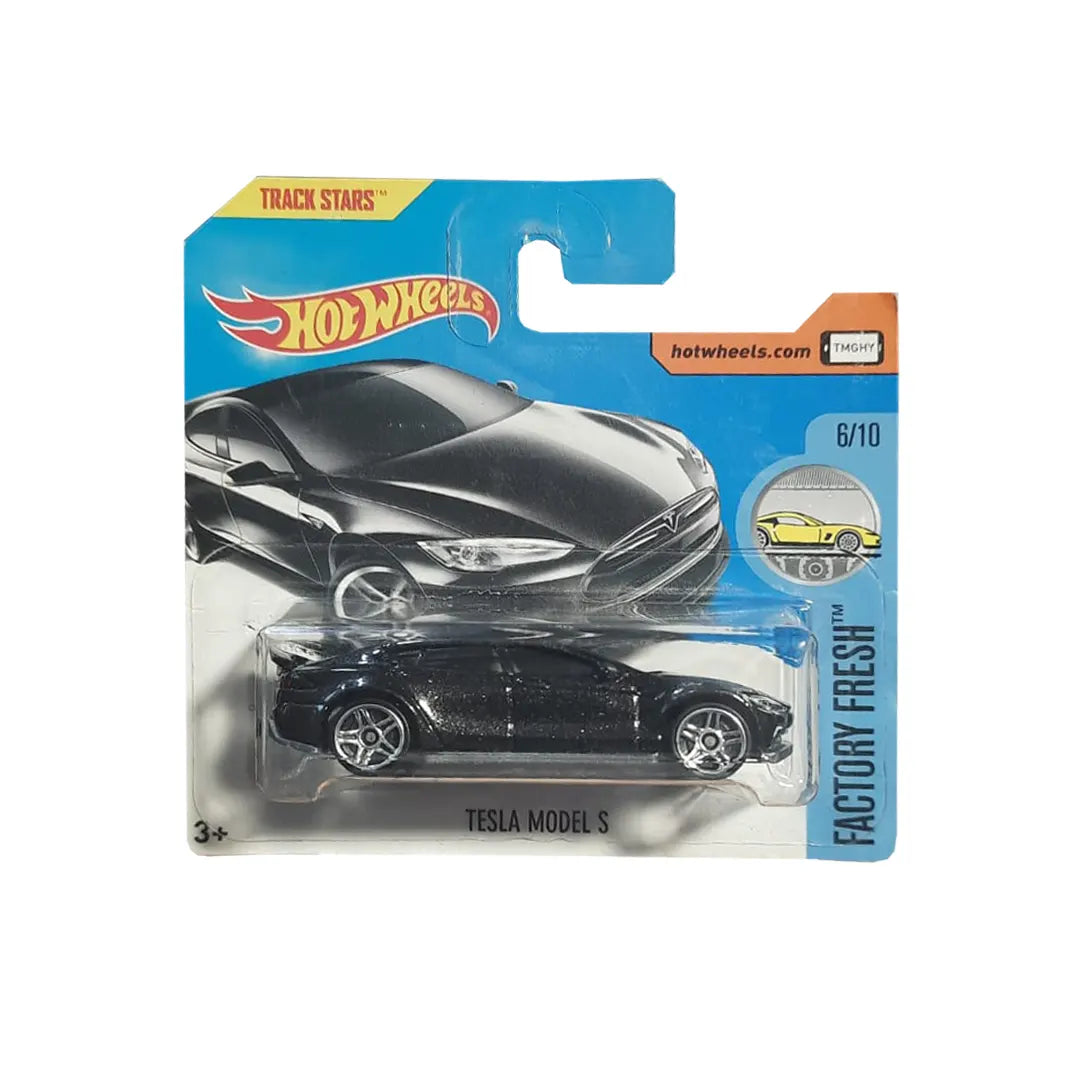 Tesla Model S - Factory Fresh 6/10 - Hot Wheels