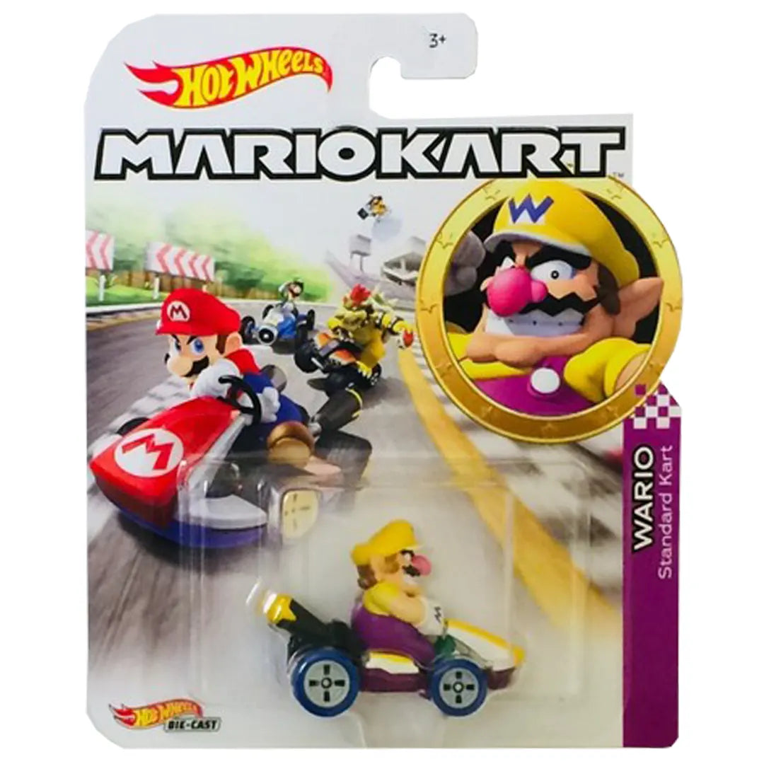 Wario - Standard Kart - Mario Kart 2/8 - Hot Wheels